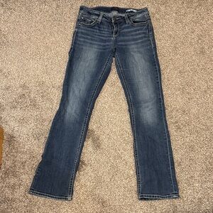 Daytrip Dark Blue Straight Leg Jeans